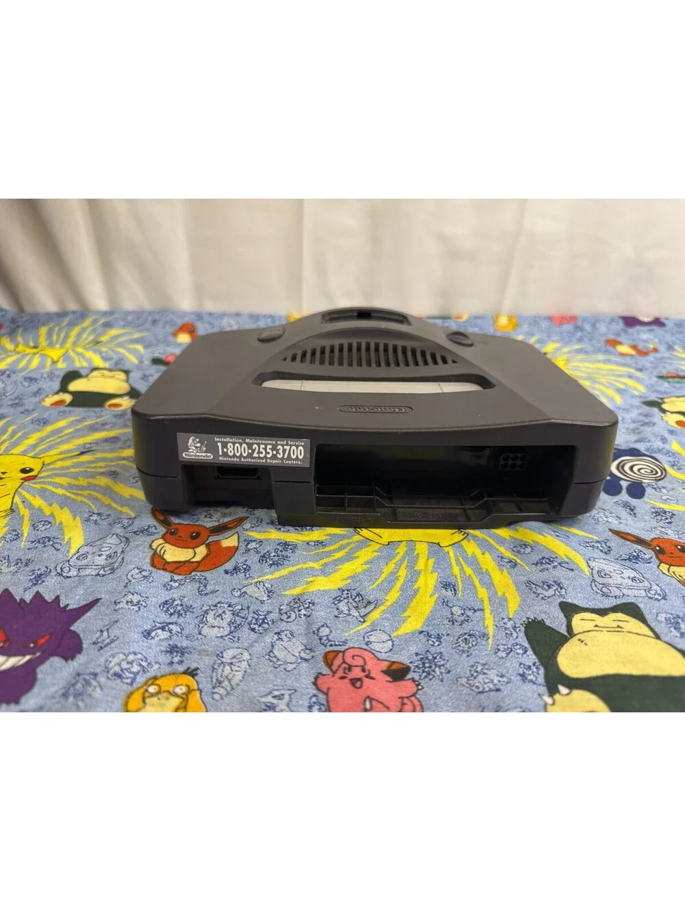 Nintendo 64 N64 Video Game Console Only NUS-001 - For Parts or Repair POWERS ON